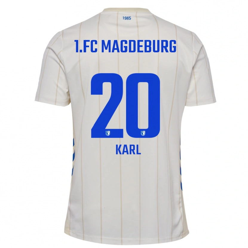 Danxen Män Emma Karl #20 Vit Blå Bortatröja Matchtröjor 2025/26 Tröjor T-Tröja