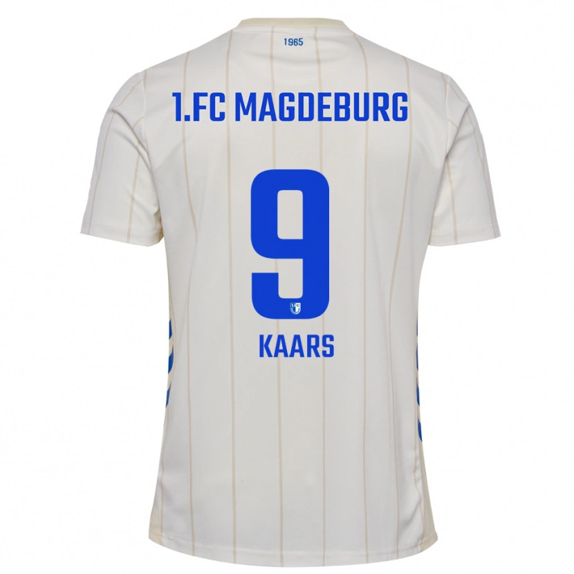 Danxen Män Martijn Kaars #9 Vit Blå Bortatröja Matchtröjor 2025/26 Tröjor T-Tröja