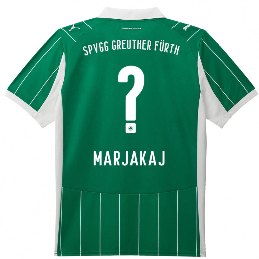 Danxen Män Sabina Marjakaj #0 Grön Vit Bortatröja Matchtröjor 2025/26 Tröjor T-Tröja