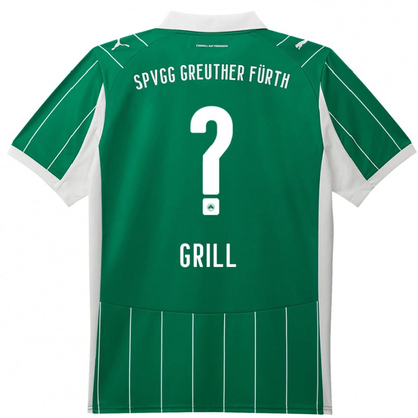 Danxen Män Elena Grill #0 Grön Vit Bortatröja Matchtröjor 2025/26 Tröjor T-Tröja