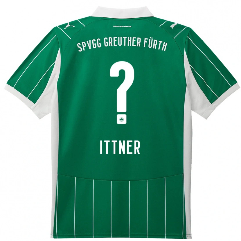 Danxen Män Jasmin Ittner #0 Grön Vit Bortatröja Matchtröjor 2025/26 Tröjor T-Tröja