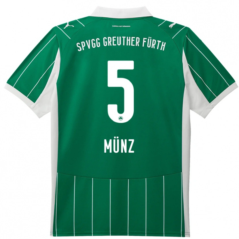 Danxen Män Reno Münz #5 Grön Vit Bortatröja Matchtröjor 2025/26 Tröjor T-Tröja