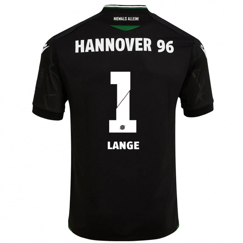 Danxen Män Tom Lange #1 Svart Grön Bortatröja Matchtröjor 2025/26 Tröjor T-Tröja
