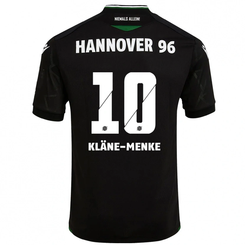 Danxen Män Pirmin Kläne-Menke #10 Svart Grön Bortatröja Matchtröjor 2025/26 Tröjor T-Tröja