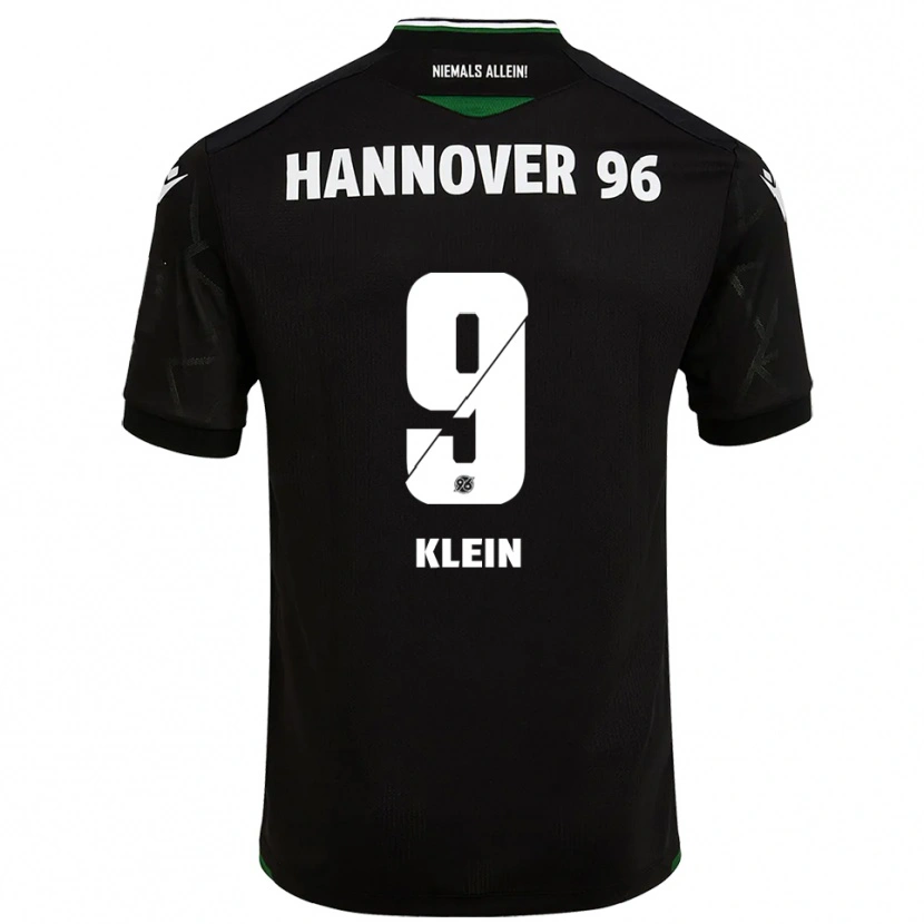 Danxen Män Elisa-Josephin Klein #9 Svart Grön Bortatröja Matchtröjor 2025/26 Tröjor T-Tröja