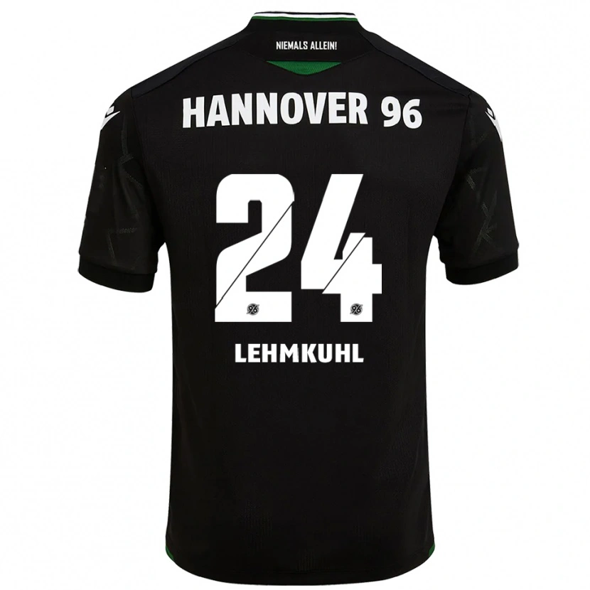 Danxen Män Camillo Lehmkuhl #24 Svart Grön Bortatröja Matchtröjor 2025/26 Tröjor T-Tröja