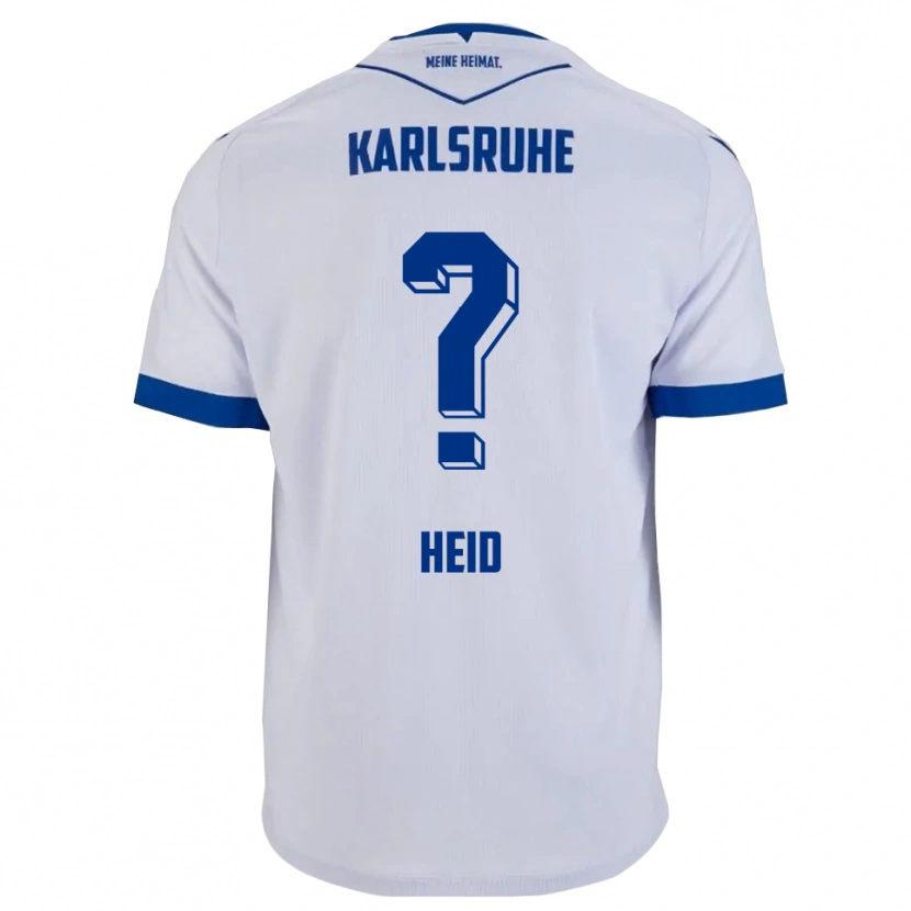 Danxen Män Gabriela Heid #0 Vit Blå Bortatröja Matchtröjor 2025/26 Tröjor T-Tröja