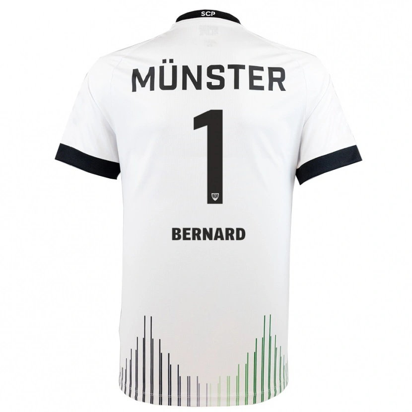 Danxen Män Jan Bernard #1 Vit Svart Bortatröja Matchtröjor 2025/26 Tröjor T-Tröja