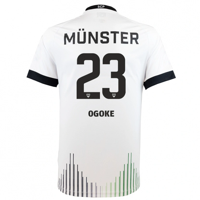 Danxen Män Desmond Ogoke #23 Vit Svart Bortatröja Matchtröjor 2025/26 Tröjor T-Tröja