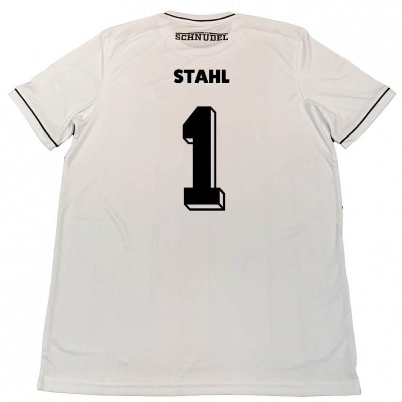 Danxen Män Toni Stahl #1 Vit Svart Bortatröja Matchtröjor 2025/26 Tröjor T-Tröja
