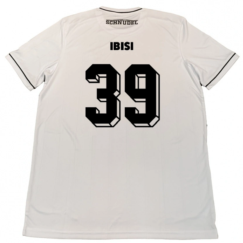 Danxen Män Altin Ibisi #39 Vit Svart Bortatröja Matchtröjor 2025/26 Tröjor T-Tröja