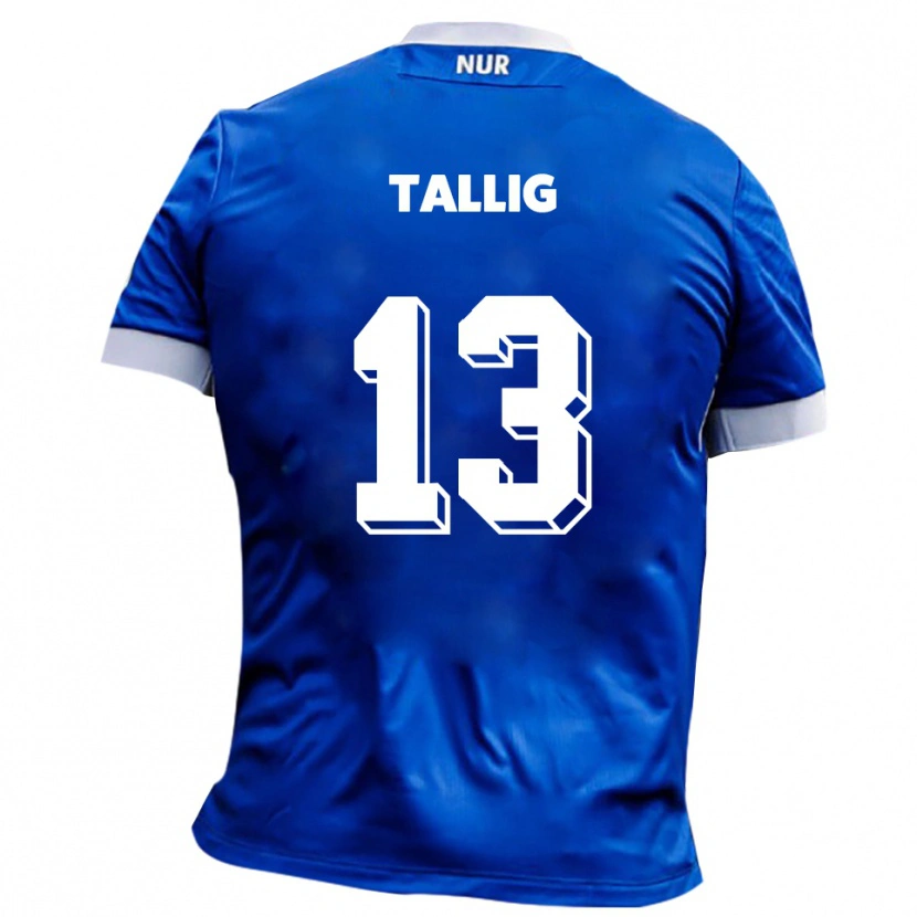 Danxen Män Erik Tallig #13 Blå Vit Bortatröja Matchtröjor 2025/26 Tröjor T-Tröja