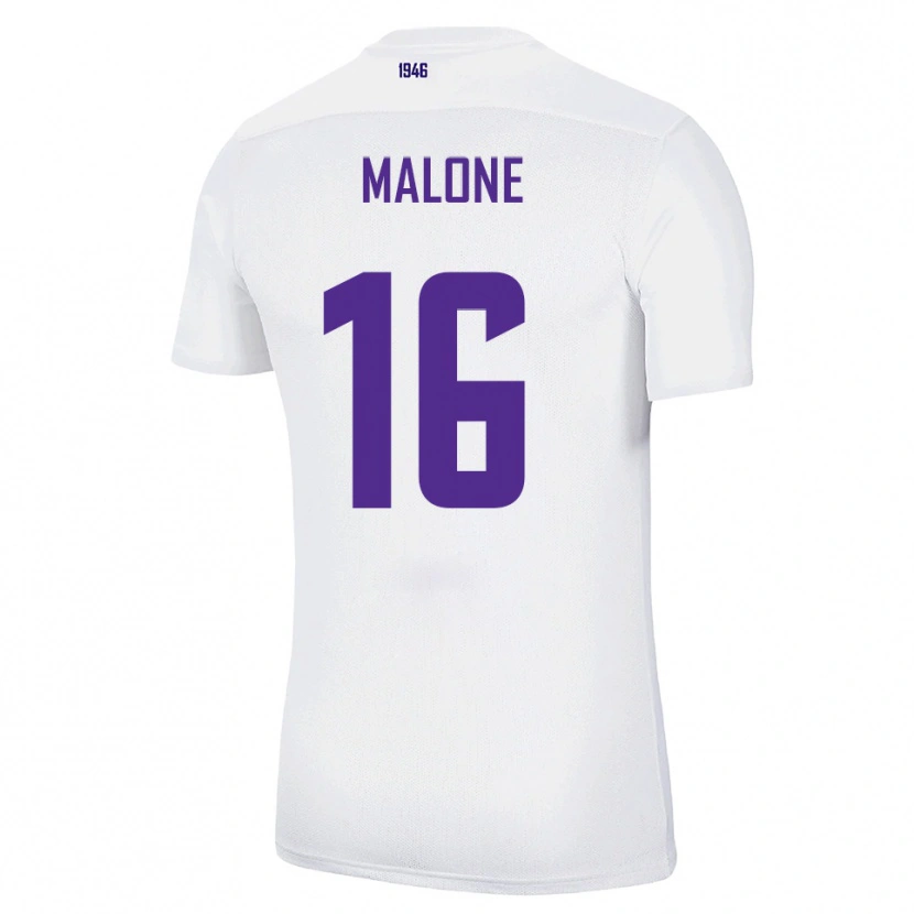 Danxen Män Ryan Malone #16 Vit Grön Bortatröja Matchtröjor 2025/26 Tröjor T-Tröja
