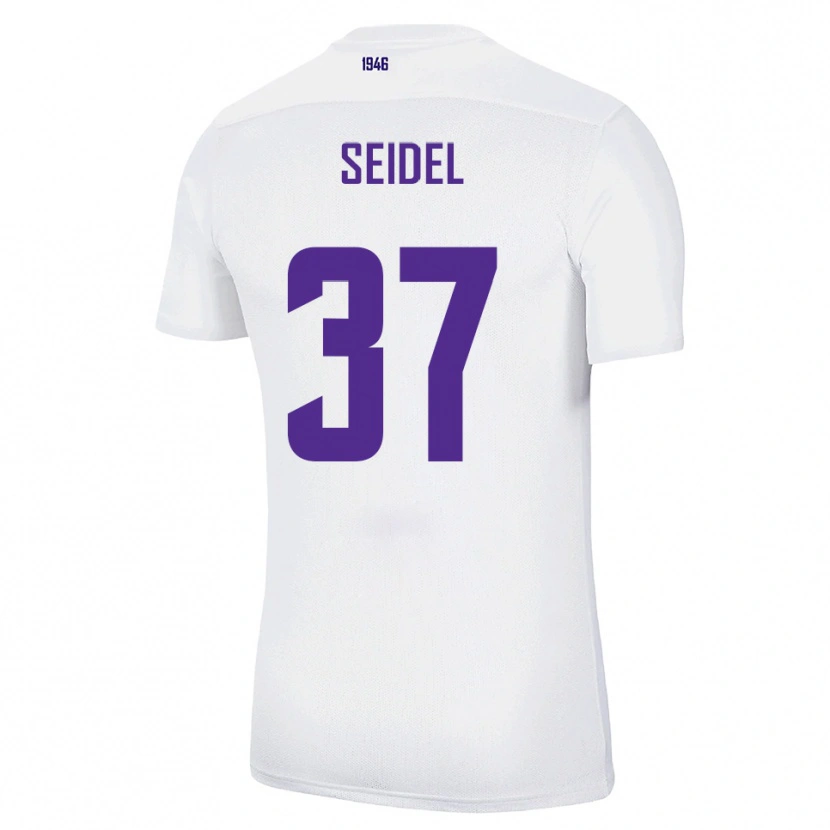Danxen Män Paul Seidel #37 Vit Grön Bortatröja Matchtröjor 2025/26 Tröjor T-Tröja
