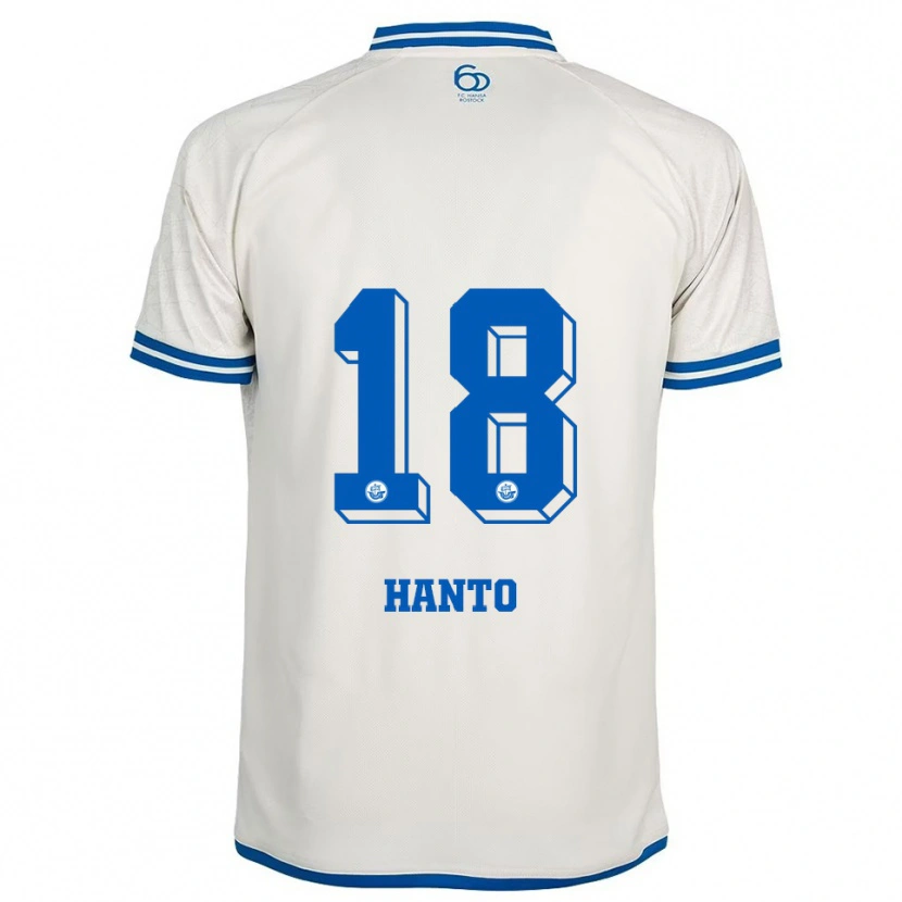 Danxen Män Celine Hanto #18 Vit Blå Bortatröja Matchtröjor 2025/26 Tröjor T-Tröja