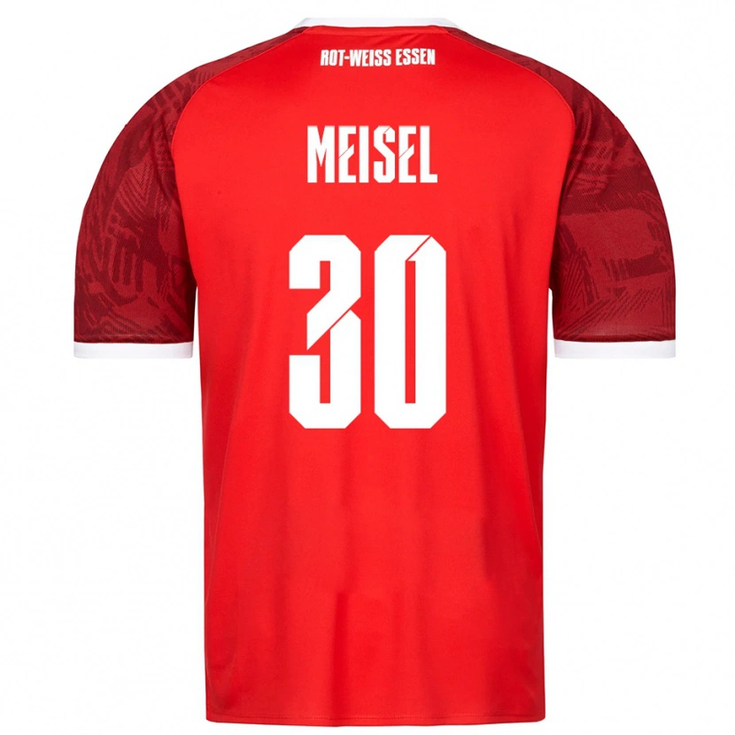 Danxen Män Kelsey Owusu #30 Röd Vinröd Vit Bortatröja Matchtröjor 2025/26 Tröjor T-Tröja