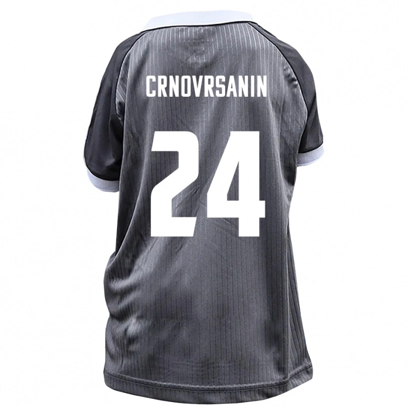 Danxen Män Sadin Crnovrsanin #24 Grå Vit Bortatröja Matchtröjor 2025/26 Tröjor T-Tröja
