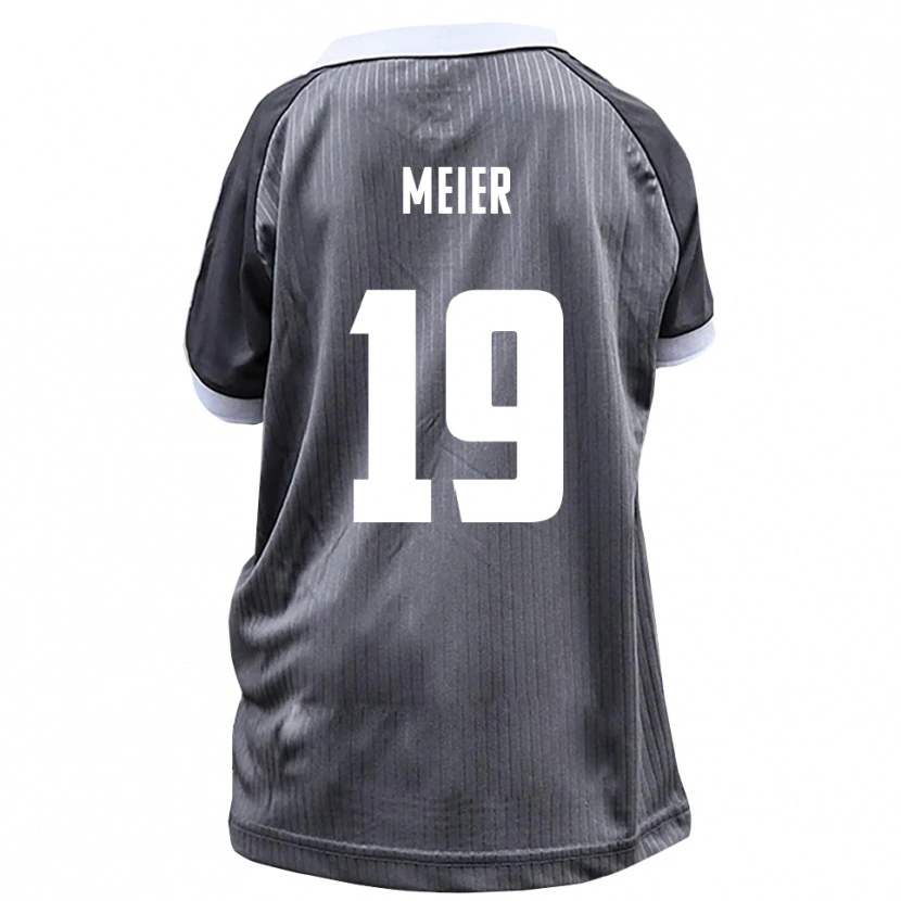 Danxen Män Jonathan Meier #19 Grå Vit Bortatröja Matchtröjor 2025/26 Tröjor T-Tröja