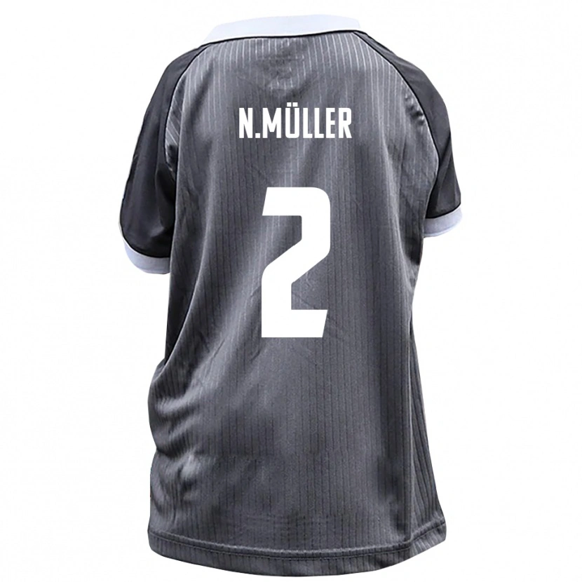 Danxen Män Nico Müller #2 Grå Vit Bortatröja Matchtröjor 2025/26 Tröjor T-Tröja