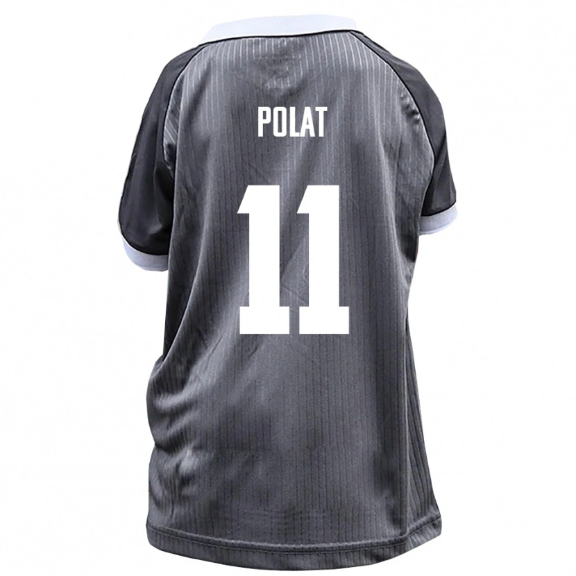 Danxen Män Yalcin Polat #11 Grå Vit Bortatröja Matchtröjor 2025/26 Tröjor T-Tröja