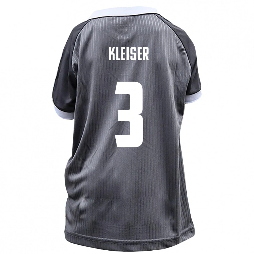 Danxen Män Noah Kleiser #3 Grå Vit Bortatröja Matchtröjor 2025/26 Tröjor T-Tröja