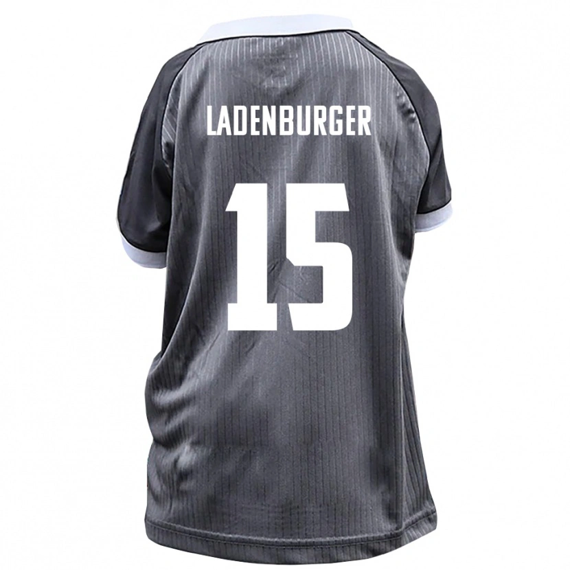 Danxen Män Linus Ladenburger #15 Grå Vit Bortatröja Matchtröjor 2025/26 Tröjor T-Tröja