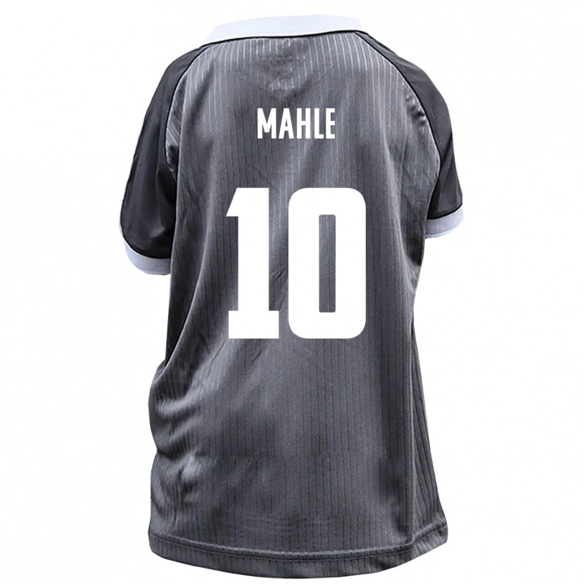 Danxen Män Linus Mahle #10 Grå Vit Bortatröja Matchtröjor 2025/26 Tröjor T-Tröja