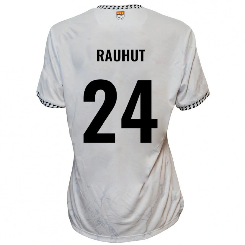 Danxen Män Kevin Rauhut #24 Vit Svart Bortatröja Matchtröjor 2025/26 Tröjor T-Tröja