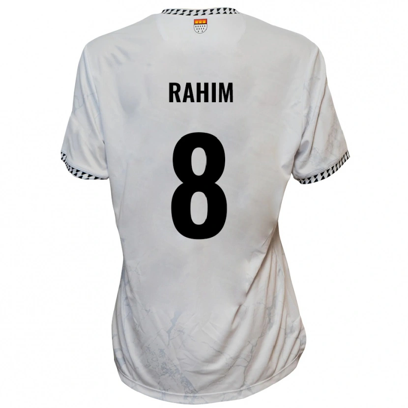 Danxen Män Pawel Rahim #8 Vit Svart Bortatröja Matchtröjor 2025/26 Tröjor T-Tröja
