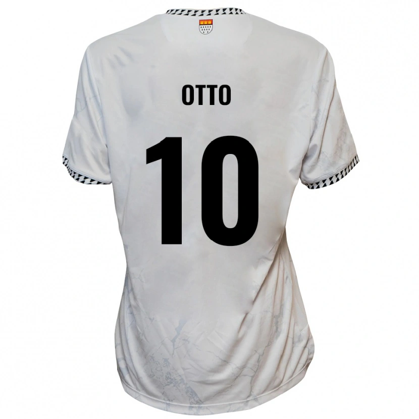 Danxen Män David Otto #10 Vit Svart Bortatröja Matchtröjor 2025/26 Tröjor T-Tröja