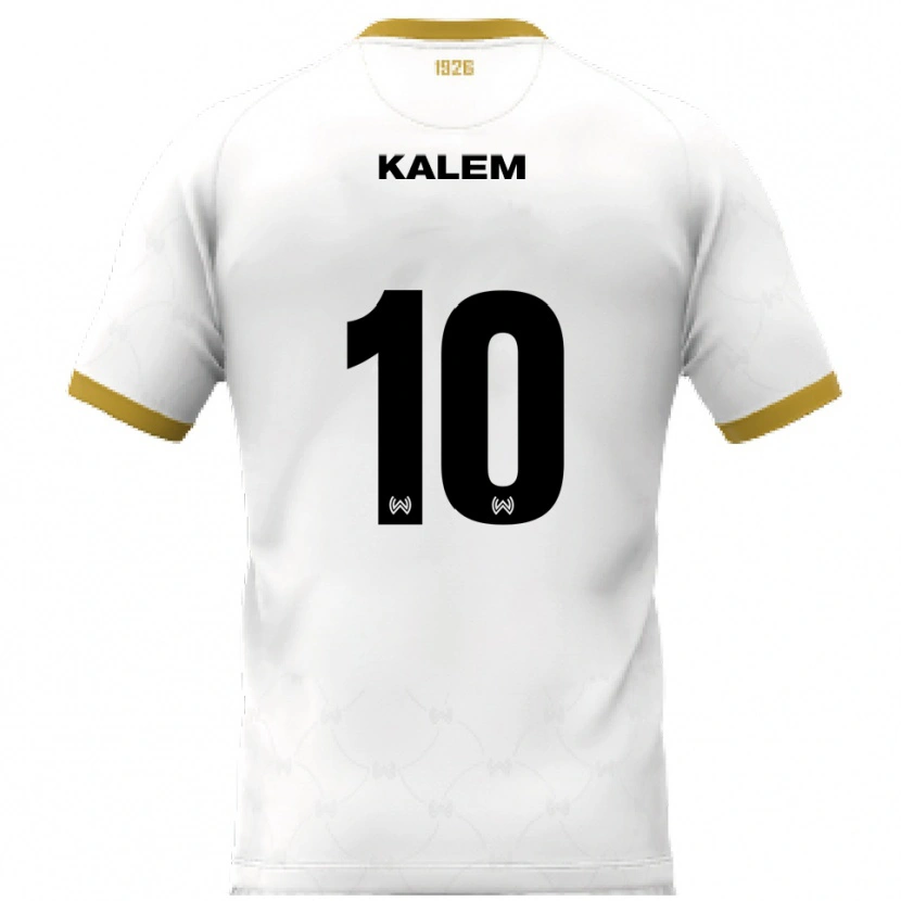 Danxen Män Robin Kalem #10 Vit Guld Bortatröja Matchtröjor 2025/26 Tröjor T-Tröja