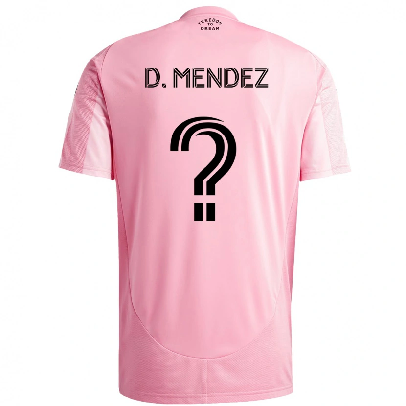 Danxen Barn Dylan Mendez #0 Rosa Svart Hemmatröja Matchtröjor 2025/26 Tröjor T-Tröja