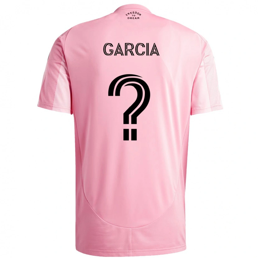 Danxen Barn Lesther Garcia #0 Rosa Svart Hemmatröja Matchtröjor 2025/26 Tröjor T-Tröja
