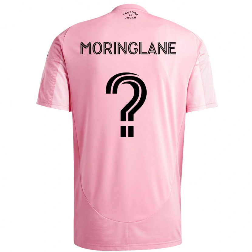 Danxen Barn Luis Moringlane #0 Rosa Svart Hemmatröja Matchtröjor 2025/26 Tröjor T-Tröja