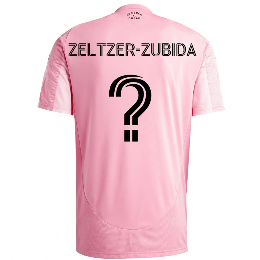 Danxen Barn Idoh Zeltzer-Zubida #0 Rosa Svart Hemmatröja Matchtröjor 2025/26 Tröjor T-Tröja