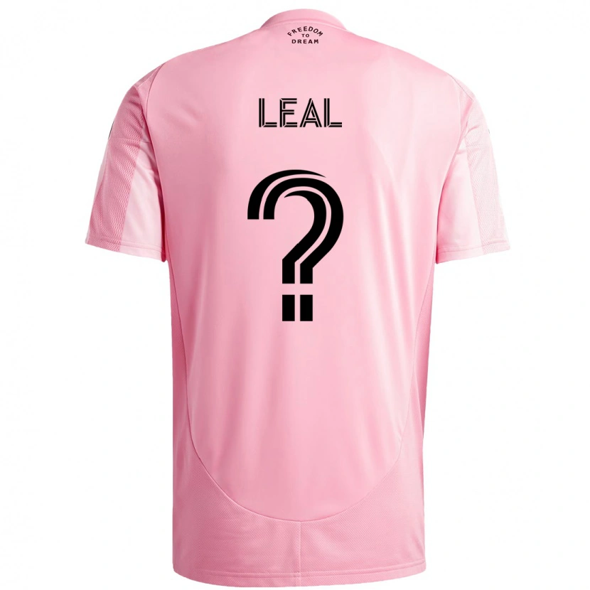 Danxen Barn Gabriel Leal #0 Rosa Svart Hemmatröja Matchtröjor 2025/26 Tröjor T-Tröja