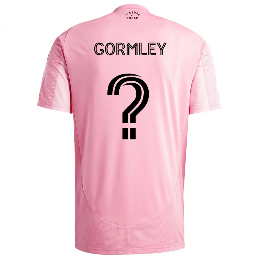 Danxen Barn Sean Gormley #0 Rosa Svart Hemmatröja Matchtröjor 2025/26 Tröjor T-Tröja