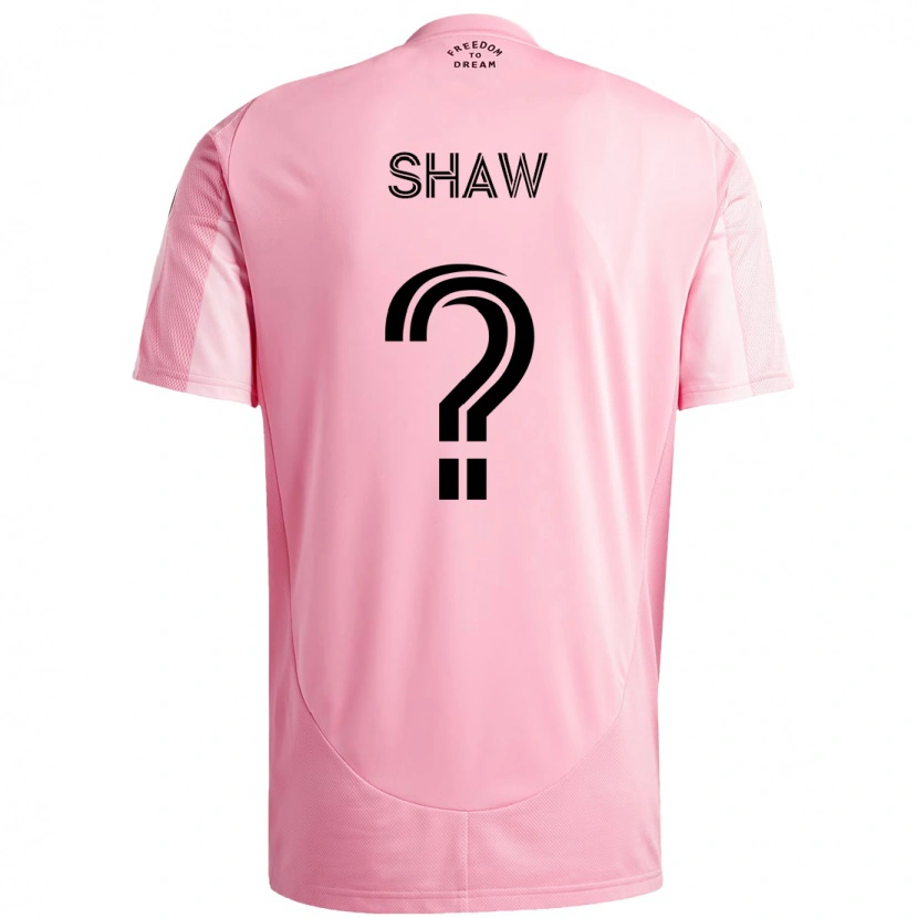 Danxen Barn Alexander Shaw #0 Rosa Svart Hemmatröja Matchtröjor 2025/26 Tröjor T-Tröja