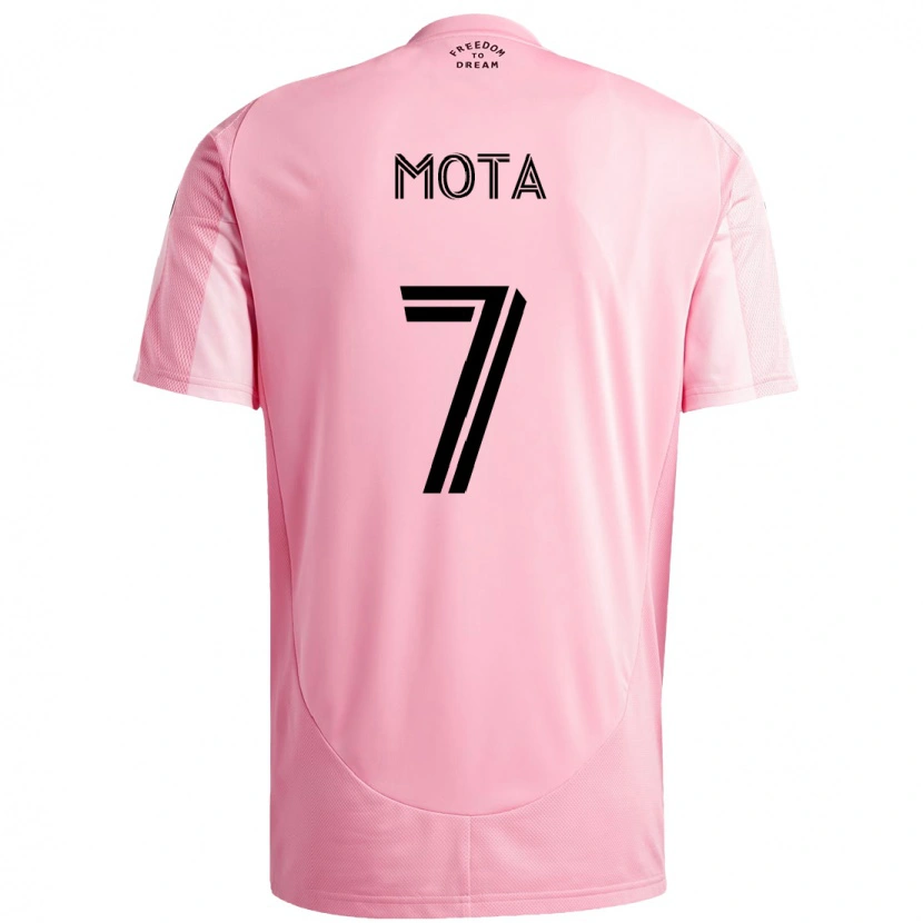 Danxen Barn Jean Mota #7 Rosa Svart Hemmatröja Matchtröjor 2025/26 Tröjor T-Tröja