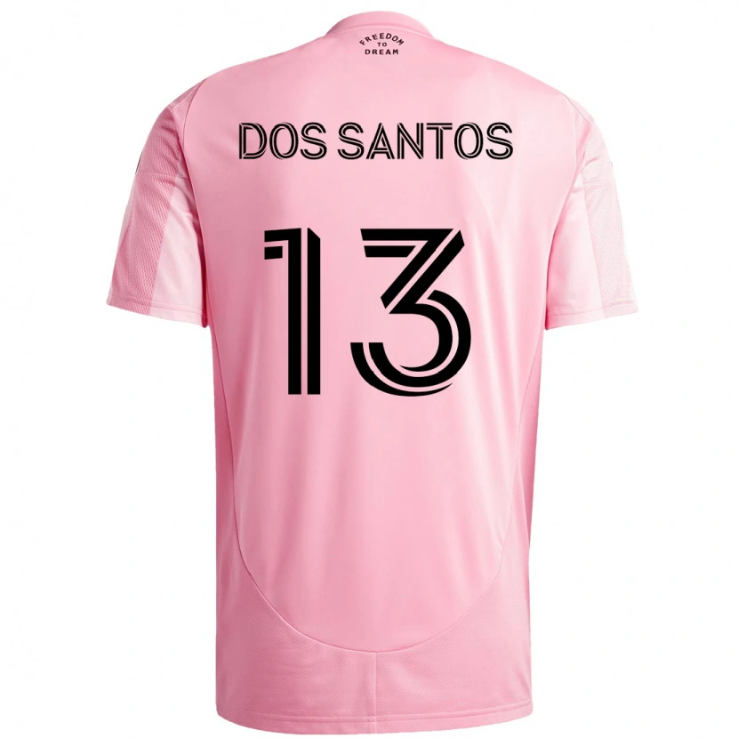 Danxen Barn Cj Dos Santos #13 Rosa Svart Hemmatröja Matchtröjor 2025/26 Tröjor T-Tröja
