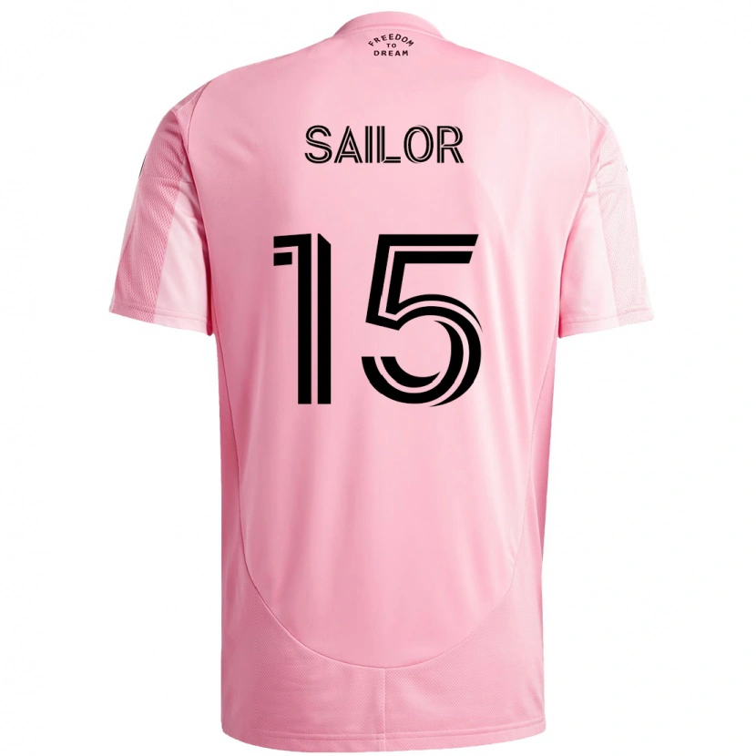 Danxen Barn Ryan Sailor #15 Rosa Svart Hemmatröja Matchtröjor 2025/26 Tröjor T-Tröja