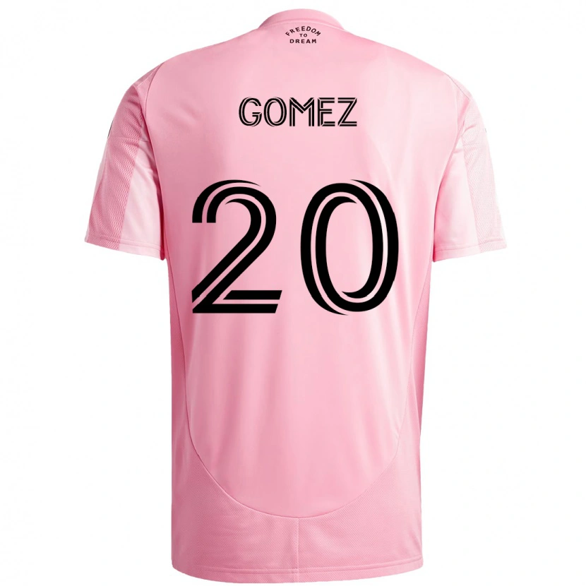 Danxen Barn Diego Gómez #20 Rosa Svart Hemmatröja Matchtröjor 2025/26 Tröjor T-Tröja