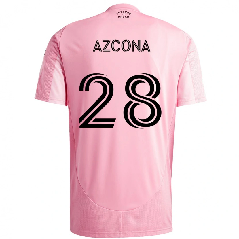 Danxen Barn Edison Azcona #28 Rosa Svart Hemmatröja Matchtröjor 2025/26 Tröjor T-Tröja