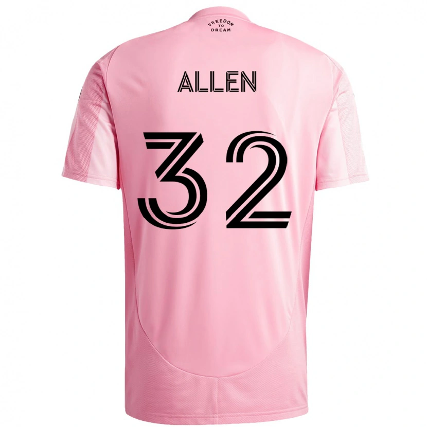 Danxen Barn Noah Allen #32 Rosa Svart Hemmatröja Matchtröjor 2025/26 Tröjor T-Tröja
