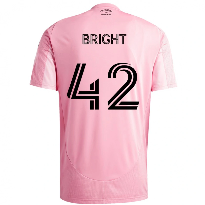 Danxen Barn Yannick Bright #42 Rosa Svart Hemmatröja Matchtröjor 2025/26 Tröjor T-Tröja