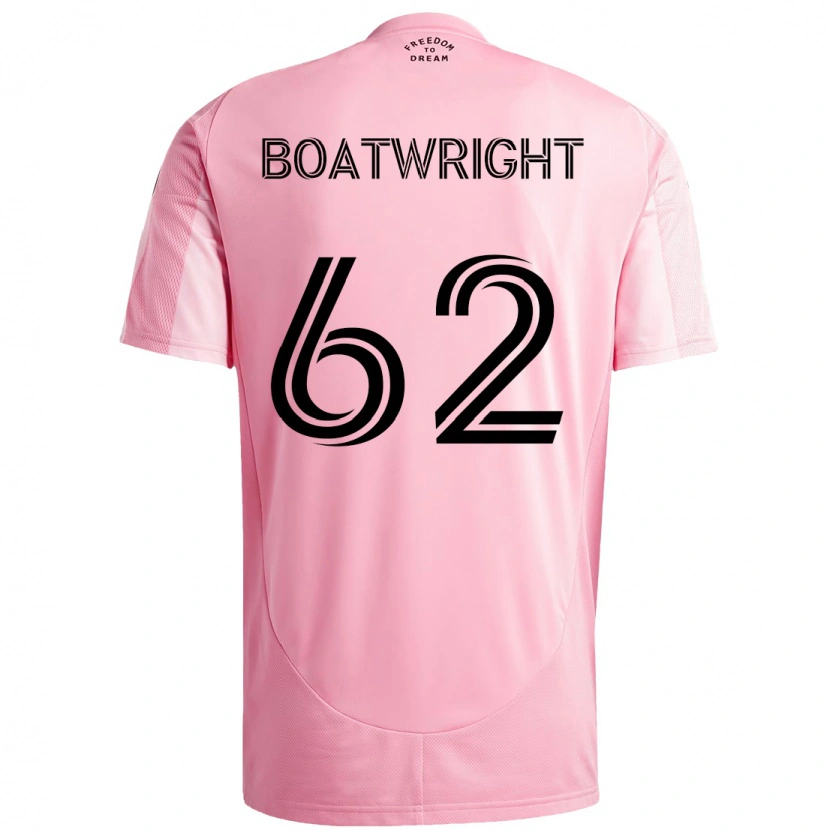 Danxen Barn Israel Boatwright #62 Rosa Svart Hemmatröja Matchtröjor 2025/26 Tröjor T-Tröja