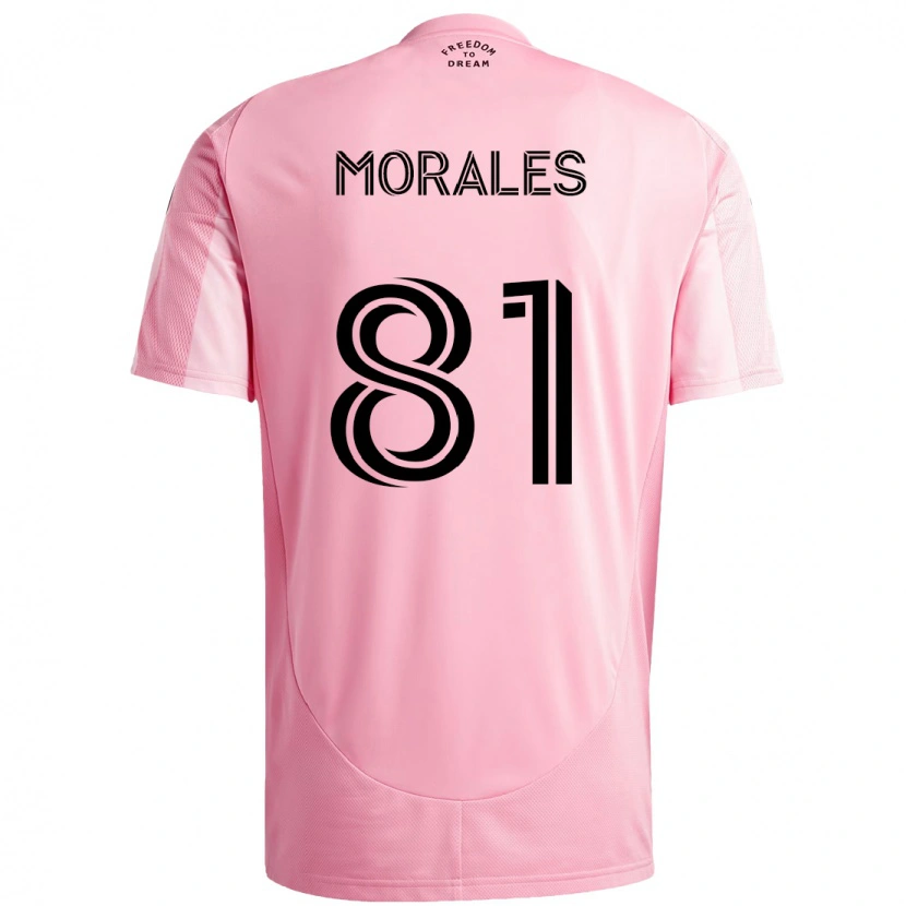 Danxen Barn Santiago Morales #81 Rosa Svart Hemmatröja Matchtröjor 2025/26 Tröjor T-Tröja