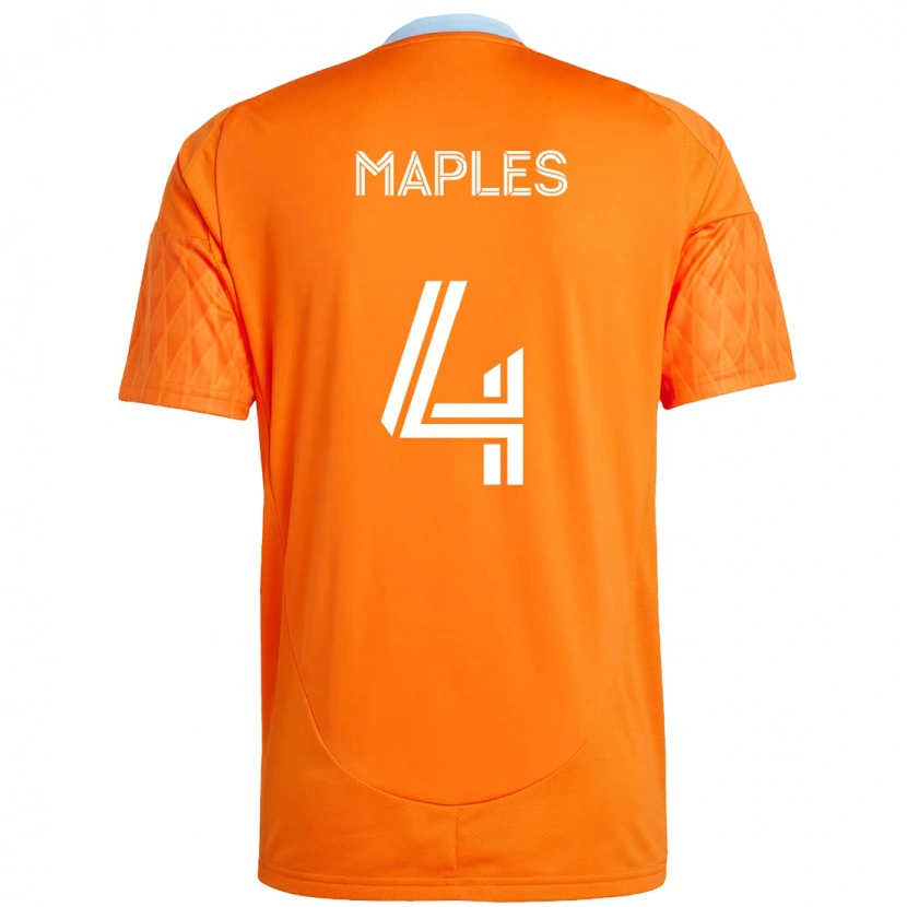 Danxen Barn Talen Maples #4 Orange Vit Hemmatröja Matchtröjor 2025/26 Tröjor T-Tröja