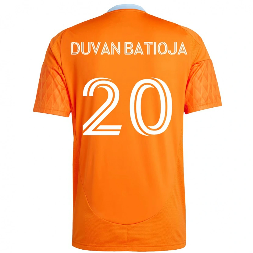 Danxen Barn Andy Batioja #20 Orange Vit Hemmatröja Matchtröjor 2025/26 Tröjor T-Tröja