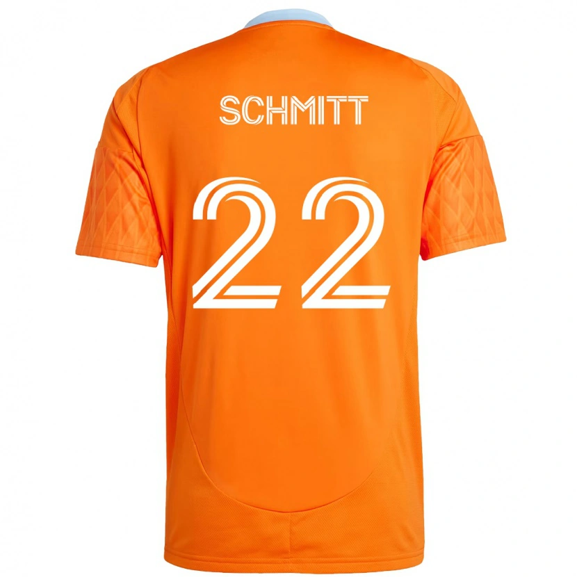 Danxen Barn Tate Schmitt #22 Orange Vit Hemmatröja Matchtröjor 2025/26 Tröjor T-Tröja